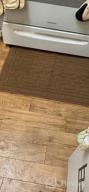 img 1 attached to Color G Non-Skid Beige Kitchen Runner Rug: Machine Washable And Easy To Clean Floor Mat review by Susan Stephens