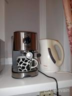 img 2 attached to Rozhkovy coffee maker Kitfort KT-753, black/silver review by Danuta Ur ᠌