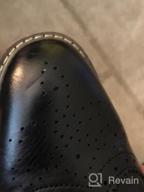 img 1 attached to Upgrade Your Style: Vostey Classic Wingtip Brogue Men'S Dress Shoes review by Dusty Tofte
