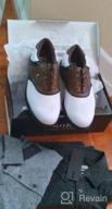 img 1 attached to Men's FootJoy Originals Athletic Shoes - White and Brown Color review by Quinton Dawon