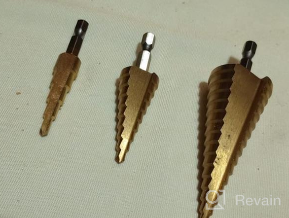 img 1 attached to Rocaris 32 Pack Woodworking Chamfer Drilling Tools, Including Countersink Drill Bits, L-Wrench, Wood Plug Cutter, Step Drill Bit, Center Punch, Cutting Twist Drill Bits review by Alex Panda