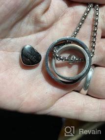 img 3 attached to Forever in My Heart: Jesse Ortega Urn Necklace for Ashes - Stainless Steel Keepsake Cremation Jewelry