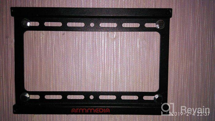 img 3 attached to Arm Media STEEL-6 Wall Bracket Black review by Haruto Asahi ᠌