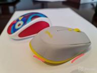 img 1 attached to Logitech M535 Bluetooth Mouse - Compact Wireless Mouse with 10-Month Battery Life, Compatible with Windows, Mac OS, Chrome, Android, Blue review by Kichiro Osamura ᠌