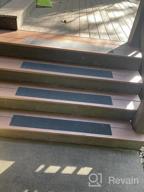 img 1 attached to Ensure Safe Steps With Outdoor Non-Slip Stair Treads - 10 Pack Of 6"X40" Black Anti-Slip Strips review by Cody Stroop