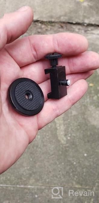 img 1 attached to Transform Your Hunting Experience: SoloMark Gun Adapter For Camera Screw (1/4-Inch) - Camera Gun Mount Adapter review by John Eaton