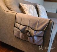 img 1 attached to Organize Your Living Room With Joywell Armchair Caddy Sofa Armrest Organizer! review by Zachary Ester