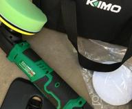 img 1 attached to Effortlessly Detail Your Car With The KIMO Cordless Buffer Polisher Kit - 5 Variable Speeds, Fast Charging, & Multiple Pads For Waxing, Scratch Removal, & Home Appliance Polishing review by Stephen Russian