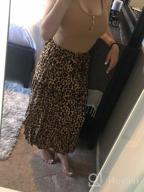 img 1 attached to Boho Floral A-Line Maxi Skirt With Pockets And Elastic High Waist For Women By SimpleFun review by Kevin Vanlaere