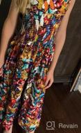 img 1 attached to Girls' Floral Maxi Dress And Summer Jumpsuit By BINPAW - Casual Boho Sleeveless Beach Wear review by Nap Olivas