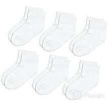 img 1 attached to Pack of 6 Seamless-Toe Quarter 🧦 Athletic Socks for Big Boys by Jefferies Socks review by Maurice Morris