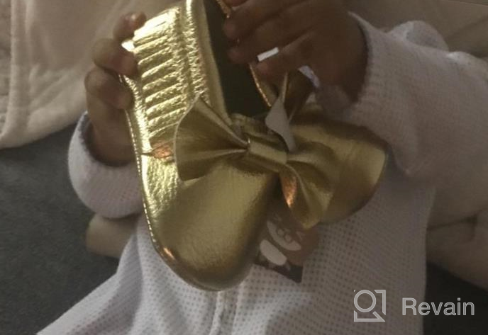 img 1 attached to Weixinbuy Girls Tassel Bowknots Moccasins: Stylish Shoes for Boys and Girls review by Jaleel Kadlecik