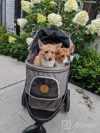 img 1 attached to Hauck Tog Fit Pet Roadster - Perfect For Traveling With Your Furry Friend! review by Jason Hymon