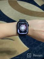 img 1 attached to Apple Watch Series 8 45mm Aluminium Case, Starlight Sport Band review by Lorz Batan ᠌
