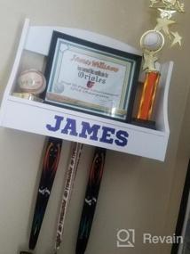 img 2 attached to Display Your Winning Moments With DIBSIES Personalized Trophy And Medal Holder For Multiple Sports