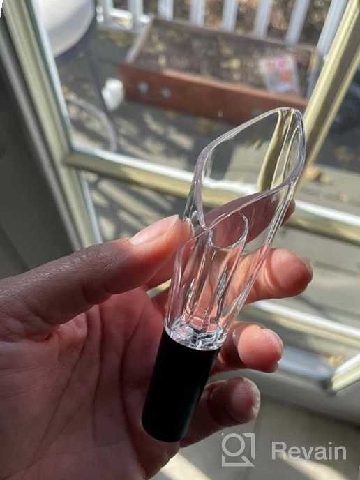 img 1 attached to Upgrade Your Wine Experience With FAVIA Wine Aerator Pourer And Stopper Set - Perfect Gift For Wine Lovers! review by Chris Cervantes