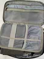 img 1 attached to Portable Diabetic Medication Organizer Bag With Shoulder Strap - KGMCARE Insulin Cooler Travel Case For Insulin Pens, Vials, Blood Sugar Test Strips, And Medicine (Style2 Purple) review by Greg Lockhart
