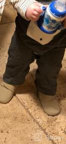 img 5 attached to Мягкая кожаная повседневная обувь для новорожденных и младенцев - противоскользящая подошва для первых шагов - идеально подходит для мальчиков и девочек, которые учатся ходить