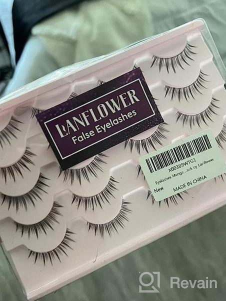 img 1 attached to Lanflower Manga-Inspired False Lashes, Set Of 10 Pairs: Spiky, Wispy, And Natural-Looking Anime Eyelashes Perfect For Japanese Cosplay And Korean-Inspired Makeup Looks review by Jonathan Roloff