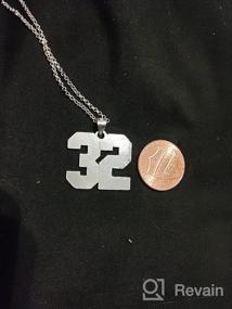 img 5 attached to ⚾🏈 Chris Johnson's Sports Necklace for Girls - Baseball and Football Theme Jewelry