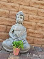img 1 attached to Experience Zen: Kante 25.6" Lightweight Buddha Statue For Indoor And Outdoor Meditation review by Bobby Washburn