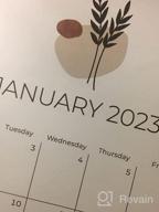 img 1 attached to Stay Organized In Style With Our 2023-2024 Abstract Design Wall Calendar: Ideal Office Supplies For Women With Boho Décor And Easy Monthly Planning review by Jim Polacek