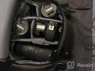 img 1 attached to Travel In Style With Evecase Canvas Backpack For DSLR Camera And Laptop/Tablet review by Fahmi Manna