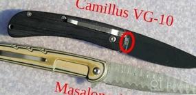 img 5 attached to Deep Shark VG10 Damascus Folding Knife For Outdoor Camping And Survival By Masalong