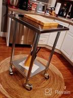 img 1 attached to 12" X 24" AmGood Stainless Steel Work Table Metal Utility Table For Kitchen & Garage Use. review by Don Kishore