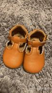 img 1 attached to HsdsBebe Baby Boys Girls Oxford Shoes: Stylish PU Leather Sneakers with Rubber Sole – Anti-Slip Infant Walking Shoes for Toddler Ankle Boots and Moccasins review by Robert Hayes