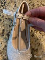 img 1 attached to EIGHT KM Girls High Heel Dress Shoes: Mary Jane Princess Wedding Party Pumps for Kids Toddler - Stylish & Comfortable! review by Janet Aranjo
