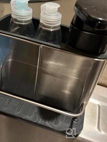 img 6 attached to Keep Your Kitchen And Bathroom Neat And Tidy With ODesign Stainless Steel Sink Caddy Dispenser - Ideal For Campers And RVs
