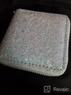 img 1 attached to Women'S Small Glitter Wallet With Key Ring - Coin Purse Pouches For Girls review by Sherrie Webb