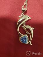 img 1 attached to Mothers Day Gifts for Women: 🐬 925 Sterling Silver Dolphin Necklace with Chain review by Wendy Taylor