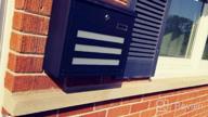 img 1 attached to Large Metal Wall-Mounted Mailbox with Key Lock, 13" x 13.6" x 4.2" - Black review by Brian Nicholas