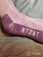 img 1 attached to Heavy Thermal Socks For Women And Men, Thick Insulated Cold Weather Crew Socks 1/2 Pair By RTZAT review by Sangmin Barrett