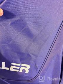 img 6 attached to EALER Высококачественная сумка для транспортировки хоккейных коньков с регулируемыми лямками: сверхпрочная и прочная