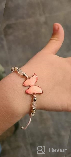 img 1 attached to 🦋 12-Piece Butterfly Bracelet Set: Birthday Decorations, Party Favors, Friendship Gifts for Women, Men & Girls - Wish Bracelets with Charms review by Michael Persing