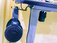 картинка 1 прикреплена к отзыву 6amLifestyle Headphone Hanger Stand Under Desk: Patented Aluminum Hook Holder for PC Gaming DJ Headphones - Gray GY701 от Antonio Liberty