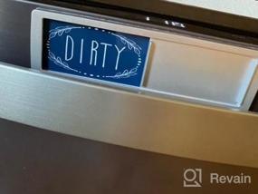img 5 attached to Pink Dishwasher Magnet With Cute Design For Kitchen Organization - KitchenTour Clean Dirty Sign Indicator