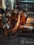 img 1 attached to 4 Oz. Amber Boston Round Glass Bottles With Black Dropper - Pack Of 24 review by Chip Palmer