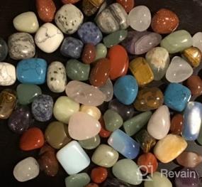 img 6 attached to 1Lb Tumbled Stones Polished Crystals For Healing, Reiki, Chakra & Wicca - Mookaitedecor Mixed Stones