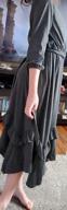 img 1 attached to 👗 Stylish MITILLY Girls Maxi Dress with Ruffles, Pockets, and Belt - Perfect for Casual and Swingy Looks review by Brittany Jones