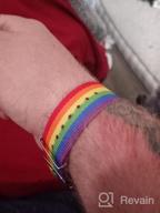 img 1 attached to 🌈 Express Your Pride with the yfstyle Handmade Braided Pride Bracelet – Adjustable LGBT Friendship String Bracelet for Lesbian, Gay, Bisexual & Transgender: Rainbow Pride Accessories review by Chad Sorensen