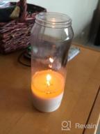 img 1 attached to 9 Day White Prayer Candles, 6 Pack - 7" Tall Pillar Candles For Religious, Memorial, Party Decor, Vigil And Emergency Use - Vegetable Oil Wax In Plastic Jar Container - By Hyoola review by James Cowan