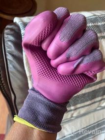 img 6 attached to Get The Job Done With Wostar Working Texture Gloves: Perfect For Coating And Gardening Tasks