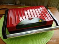 img 2 attached to Sandwich maker Kitfort KT-1609 Panini Maker, red review by Ada Dymowska ᠌