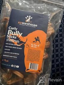 img 5 attached to K9Warehouse Curly Bully Sticks For Dogs – 6-Pack Bully Springs For Puppies, Small And Medium Dogs – Made In USA - 5-8 Inch Dental Chews For Dogs – High In Protein With Essential Nutrients