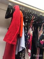 картинка 1 прикреплена к отзыву Organize Your Wardrobe In Style With MIZGI'S 30-Pack Premium Velvet Hangers: Heavy-Duty, Non-Slip, Slimline, Space-Saving Clothes Hangers With Gold Hooks от Mike Krzywicki