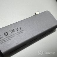 img 1 attached to 🎵 Baseus Harmonica USB Hub Connectors 5-Pack in Dark Gray review by Anastazja Zawada ᠌